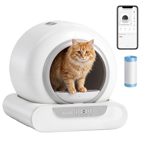 Pawhut lettiera autopulente - lettiera,