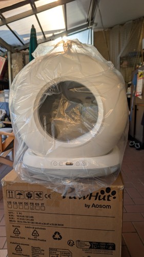 Pawhut lettiera autopulente - lettiera,