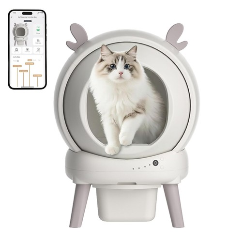 Lettiera gatto autopulente con - autopulente,