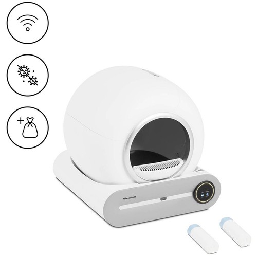 Lettiera per gatti autopulente