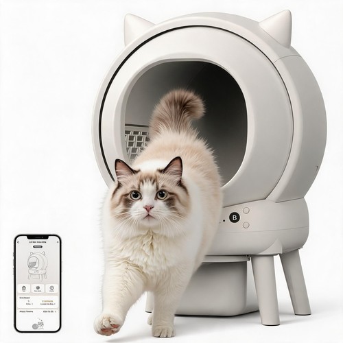 Lettiera gatto autopulente con - autopulente,