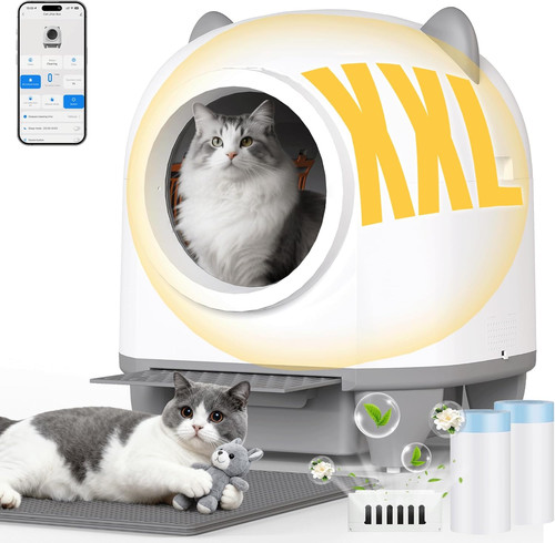 Lettiera gatto autopulente - gatto,